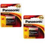 2x Panasonic CR-P2 6V Photo Lith Battery Replace 223, 23-175, 2CR-P2, 5024LC, 6204, CR17-33, CRP2, CRP2P