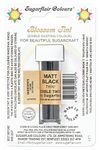 Sugarflair Matt Black Blossom Tint Food Colouring and Dusting Powder, Matt Finish, Brush On or Mix with Rejuvenator Spirit to Create a One of A Kind Cake - 7ml