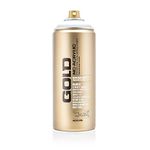 Montana Gold Acrylic Spray Paint - 400ml Can - S9120 - Shock White Pure