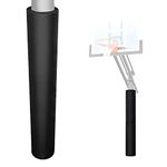 VANCL Pole Padding Basketball Pole pad Round Basketball Pole Padding 3-4 Inch Pole Pad Wrap Around Garage Pole Padding Waterproof Durable for Protection Basketball Pole Pads Black