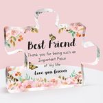 Best Friend Birthday Gifts, Acrylic Puzzle Plaque, Gifts for Best Friend, Best Friend Funny Gifts, Friendship Gifts for Women, Best Friend Birthday Gifts for Women, 3.3×3.9 inch.