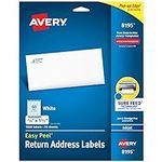 Avery Printable Return Address Labe