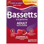 Bassetts Vitamins Adult Raspberry & Pomegranate Flavour Multivitamins 60 Gummy Pastilles