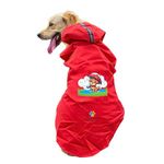 ZOIVANE Dog Raincoat - size XL | Dog Pets Just Wanna Enjoy, Dog raincoat for Labrador, German Shepherd, Golden Retriever, Adult Dog, Medium dog | Raincoat for Dog - Pack of 1 - Design May Vary