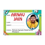 Anuman Personalized Name Stickers for Kids School Books Waterproof Sticker for Notebooks, Water Bottles Custom Name Labels (customised) 36 pcs, 3x2 in