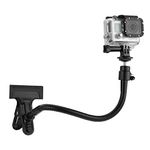 CamKix Clamp Mount Compatible with Gopro Hero 8 Black, Hero 7, Hero 6 Black, Hero 5 Black, Session, Hero 4