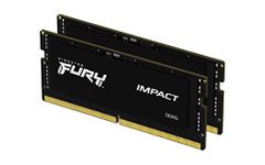 Kingston Fury Impact PnP 32GB (2x16GB) 5600MT/S DDR5 CL40 SODIMM Notebook Gaming Memory Kit of 2 - KF556S40IBK2-32