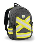 Forcefield Signal - Hi-Vis Reflective Utility Safety Backpack, Black, Regular, Casual