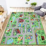 Capslpad Kids Carpet Playmat Rug 150x200cm Extra Large City Life Carpet Learning Exercise Mat Educational Car Rug Play Game Rug for Baby Toddler Boy Bedroom Playroom