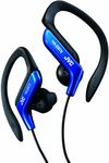 JVC HA-EB75 In-Ear Sweat Resistant Sports Headphones with Adjustable Clip - Blue