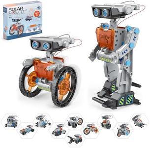 Jornarshar STEM Projects Toys for Kids Ages 8-12, Solar Robot Kit with Type-C Rechargeable, DIY Educational Building Science Kit STEM Toys Idea Birthday Gifts for Boy Age 8 9 10 11 12 13 14 15 16