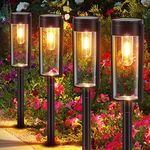 LETMY Solar Pathway Lights Outdoor,