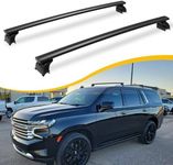 EZREXPM 330LBS Cross Bars Roof Rack Fit for 2021-2025 Chevrolet Tahoe, GMC Yukon & Yukon XL, Chevrolet Suburban, Cadillac Escalade ESV Lockable Crossbars Carrier Cargo Bar Luaggage Rack Accessories