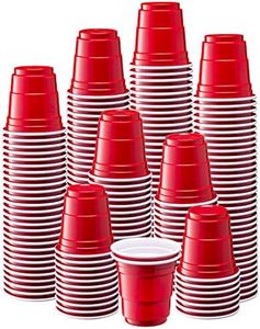 GUSTO [2 oz. - 300 Count Mini Shot Glasses Disposable - Red Jello Shot Cups for Parties and Events (Formerly Comfy Package)