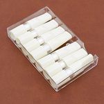 Cigarette Holder Filter Washable Mouthpiece Smoking Pipe Regular Size Reduce Tar (Special Lip Care) (Pack of 7 White)