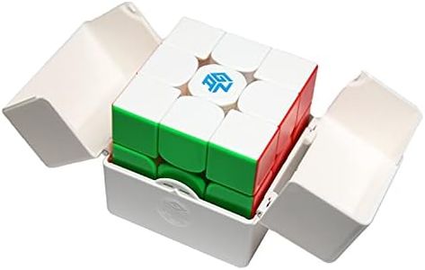 CuberShop GAN 11 M Duo, Excellent Gans 3X3 Magnetic stickerless Speed Cube, Smooth & Fast Professional 3x3 Speed Cube with Frosted Finish (GAN 11M Duo Matte Surface - Primary Internal)