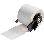 Brady PTL-29-427 TLS 2200 And TLS PC Link 1.5" Height, 0.5" Width, B-427 Self-Laminating Vinyl, White And Translucent Color Label (500 Per Roll)