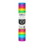 TECKWRAP Rainbow Glitter Vinyl Shimmer Adhesive Vinyl for DIY Craft, Arts, 1ftx5ft, Rainbow