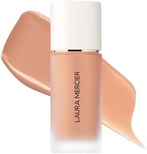 Laura Mercier Real Flawless Weightless Perfecting Waterproof Liquid Foundation: Medium-Buildable Coverage, 12 HR Fade-Proof Wear, Natural Finish, Hydrating, Long Lasting, Non-Comedogenic, Camel