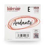 Hidersine Andante SINGLE E String for Violin 1/2 size. Steel Core string. Great tone and great value. Perfect for Students with half sized violins.