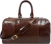 Time Resistance Brown Leather Lugga