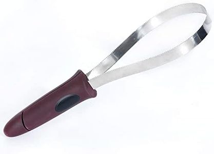 BOTH WINNERS Dual-Sided Shedding Blade with Stainless Steel Blade De-Shedding Tool for All Dog Coat Types- Soft Touch Grip (Burgundy)