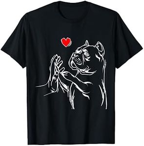 American Bully Love Cute Pitbull Dog Mom Funny Girls T-Shirt