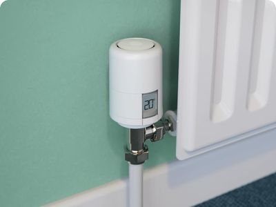 Hive Smart Radiator Valve – White, Wireless Heating Control