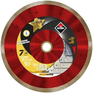 Premium Diamond Blade Red Cobra Wet 7" | Ideal for Cutting Porcelain, Ceramic, Glass, Marble, Granite, Natural Stone.