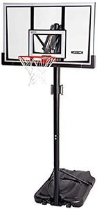 Portable Basketball System, 52 Inch Shatterproof Backboard