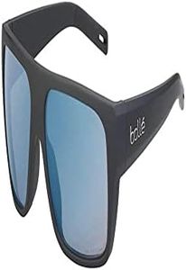 Bolle Mens Classic Sunglasses, Matte Black, 57 US