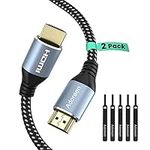 Adoreen 4K HDMI Cable 3 feet/2 Pack
