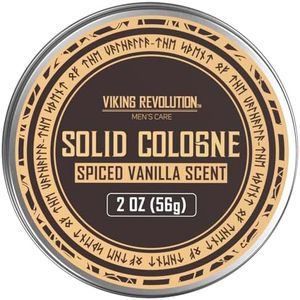 Viking Revolution Men's Solid Cologne - 2 Oz Men's Travel Balm Cologne Wax