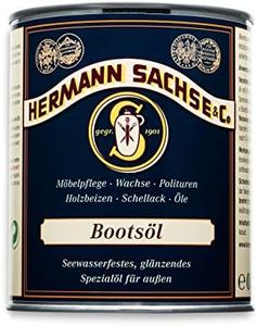 Aceite incoloro para el cuidado de yates y barcos, 750 ml, brillante y resistente a la intemperie, conservación eficaz de la madera, duradero, para exteriores, fabricado en Alemania