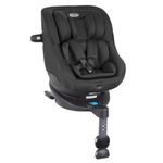 Graco Turn2Me i-Size R129 ISOFIX 360° Rotating Car Seat, Rearward facing for longer from birth to approx. 4 years (40-105cm). Forward facing from 15 months to approx. 4 years (76-105cm), Midnight