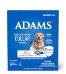 Adams Flea & Tick Control Collar for Dogs, 7-Month Protection, Adjustable One Size Collar Fits All, Kills and Repels Fleas, Ticks, Flea Eggs & Flea Larvae