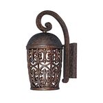 Designers Fountain 97591-BU Amherst-DS Wall Lanterns, Burnt Umber