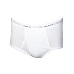 Hanes Men's White Briefs 3 Pack, XXL-White
