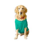 Ruse Basic Summer Dog T-Shirt Solid Pets Crew Neck Half Sleeves Shirt/Apparel/Clothes/Tees Gift for Dogs(Aqua Green) /X-Large (Full Grown Retrievers, Labs etc.)