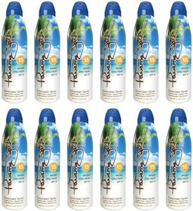 Panama Jack Continuous Spray Sunscreen - SPF 15, Broad Spectrum UVA/UVB Protection, PABA, Paraben, Gluten & Cruelty Free, Water Resistant (80 Minutes), 5.5 OZ (Pack of 12)