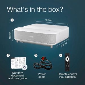 Epson 4K PRO UHD Ultra Short Throw Projector – EH-LS650W