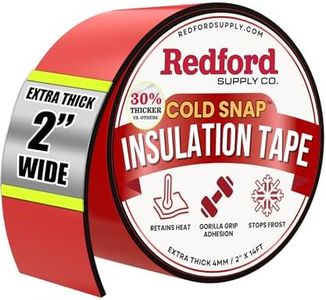 Redford Supply Co. 2in x 14ft, Pipe Insulation, Pipe Insulation Wrap, Water Pipe Insulation, Pipe Wrap, Pipe Insulation Tape, Pipe Wrap Insulation, Outdoor Pipe Insulation, AC Line Insulation