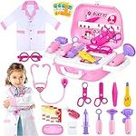 Doctor Kit for Toddlers 3-5, Pink D