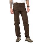Ellobird Mens Flex Cargo Hiking Pants, Work Outdoor, Water Repellent 4-Way Stretch Lightweight, Men's Tactical Travel