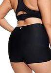 STRAWBERRY WEEKS Leakproof 2.0 Boyshort Period Underwear for Women | Overnight Period Underwear | Period Shorts Heavy Flow | Postpartum | Bladder Leak | Holds 8 Tampons(S/M) Black