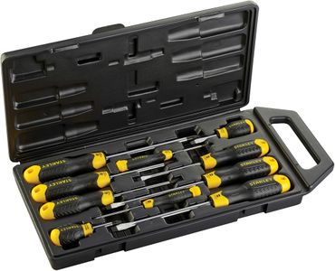 Stanley 10-Piece Screwdriver Set – Precision Hand Tools