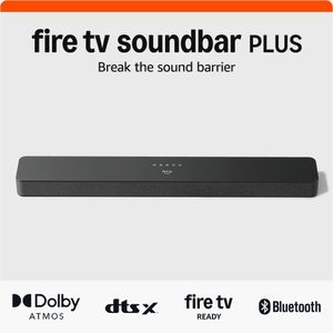 Amazon Fire TV Soundbar Plus – Bluetooth Wireless Home Audio Speaker