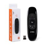 TECHDASH 3 in 1 Universal Air Mouse Remote with Keyboard - 2.4 Ghz Wireless Connection Air Fly Smart Remote for PC, Smart TV, Android TV Box