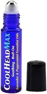 HMP BRANDS CoolHead Max Headache Roll On, Natural Essential Oil Migraine Topical, Headache Support Essential Oil Roller, Fast Cooling Comfort with Lavender and Peppermint Essential Oils (1 Pack)