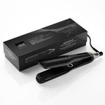 ghd Chronos Max - Wide Plate Hair Straighteners, 3X Faster Hair Styling in One Stroke for 90% More Shine, 2.5X Less Frizz Lasting 24hr, No Extreme Heat Damage, for Thick & Curly Hair, UK - Black
